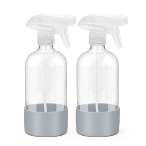 Bontip 16oz Glass Spray Bottles with Silicone Sleeves