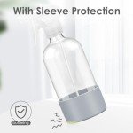 Bontip 16oz Glass Spray Bottles with Silicone Sleeves
