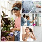 Bontip 16oz Glass Spray Bottles with Silicone Sleeves