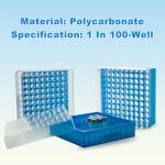 CryoKing 100-Well Freezer Storage Boxes - 6 Pack