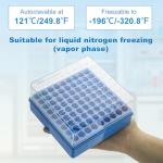 CryoKing 100-Well Freezer Storage Boxes - 6 Pack