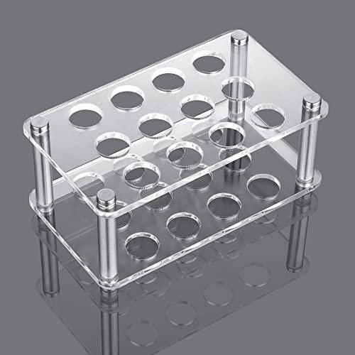 Transparent Acrylic Test Tube Holder with Handle