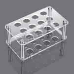 Transparent Acrylic Test Tube Holder with Handle