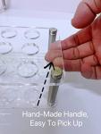 Transparent Acrylic Test Tube Holder with Handle