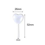 4ml Clear Heart Dropper Pipette - 100pcs