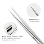 Professional Stainless Steel Precision Tweezers for Crafts