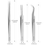 Professional Stainless Steel Precision Tweezers for Crafts