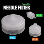 Clear Reusable Syringe Filter for Lab Filtration