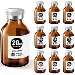 Sterile 20ml Amber Vials with Self-Healing Port