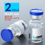 Sterile Glass Vials with Flip Top Cap - 10PCS