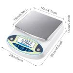 Toemics High Precision Analytical Balance Scale 6000g