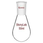 StonyLab 50mL Heavy Wall Recovery Flask