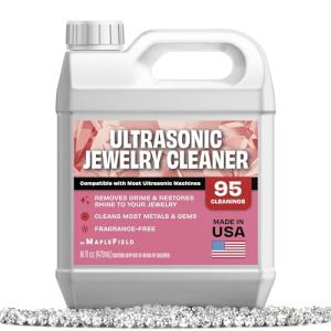 Maplefield Ultrasonic Jewelry Cleaner Solution - 16 oz