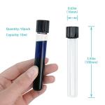 10-Pack 10ml Glass Test Tubes with Caps