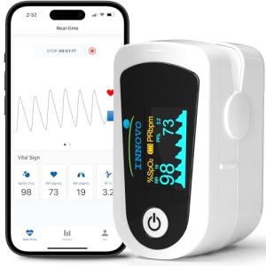 Innovo iP900BP-B Bluetooth Pulse Oximeter (White)