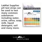 Universal Plastic pH Test Strips (100 Count)