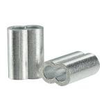 Aluminum Crimping Loop Sleeve for Wire Rope Pack of 5