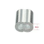 Aluminum Crimping Loop Sleeve for Wire Rope Pack of 5