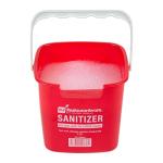 Red 6 Quart Cleaning Bucket with Spout & Handle