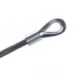 50 PCS M3 Stainless Steel Thimbles for Wire Rope