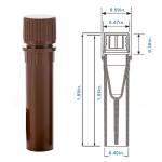 CryoKing 0.5ml Light-Safe Cryogenic Vials, 50 Pack