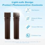 CryoKing 0.5ml Light-Safe Cryogenic Vials, 50 Pack