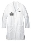 Custom Embroidered Women's Lab Coat - M White