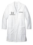 Custom Embroidered Women's Lab Coat - M White