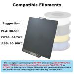 Bambu Lab PLU Build Plate - Textured Steel, 257mm