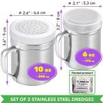 6oz Fine Mesh & 10oz Medium Hole Dredge Set