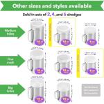 6oz Fine Mesh & 10oz Medium Hole Dredge Set