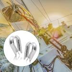 M5 Stainless Steel Thimbles for Wire Rope - 20pcs