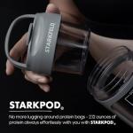 STARKFELD 20 Oz Protein Shaker Bottle & Mixer