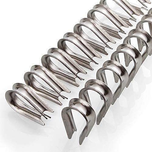 50 Stainless Steel Thimbles for Wire Rope Cable