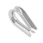 Stainless Steel Wire Rope Thimbles - 6 Pack
