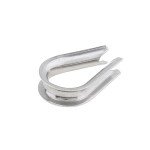 Stainless Steel Wire Rope Thimbles - 6 Pack