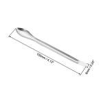 Stainless Steel Micro Scoop Spatulas - 10 Pack