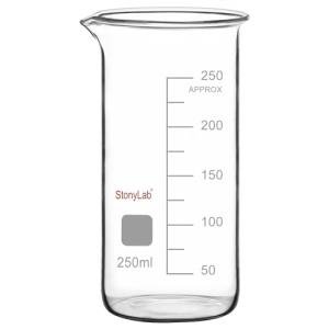 Stonylab 250 ml Graduated Tall Glass Beaker