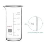Stonylab 250 ml Graduated Tall Glass Beaker