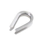Stainless Steel Wire Rope Thimbles - 6 Pack