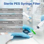 SimPure Sterile Syringe Filters PES, 10 Pack