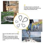 60pcs Stainless Steel Wire Rope Thimbles - M2