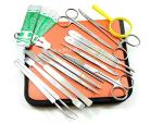 34-Piece Advanced Biology Dissection Kit with Case