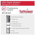 Tuttnauer Ultra-Rapid Steam Biological Indicators (50 ct)