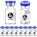 Sterile 2ml Empty Vials with Injection Port (10)
