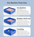 Automatic LED Egg Incubator for Hatching 192 Eggs