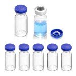 2ml Sealed Glass Vials with Flip Caps - 10 Pack