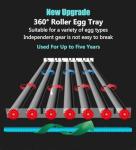 Automatic LED Egg Incubator for Hatching 192 Eggs