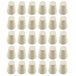 30-Pack Solid Rubber Stoppers for Labs