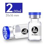Sterile 2ml Empty Vials with Injection Port (10)